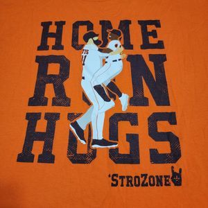Houston Astros Graphic SS Tee Orange "Home Run Hugs"